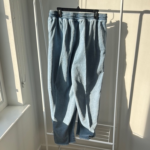 Aerie Light Blue Wide Leg Pants - Picture 3 of 3